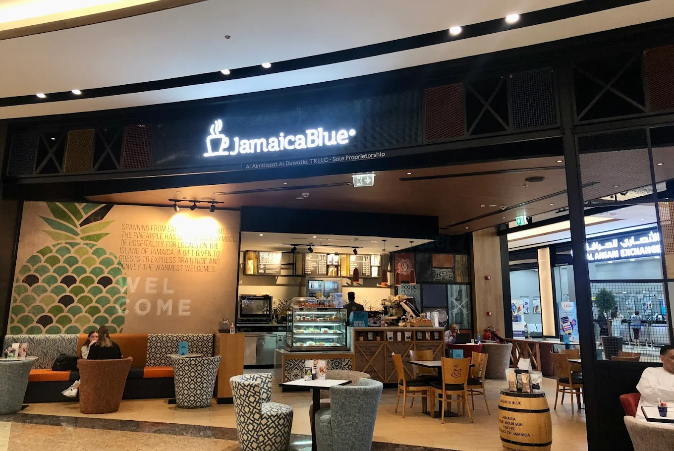 Jamaica Blue Fit-out